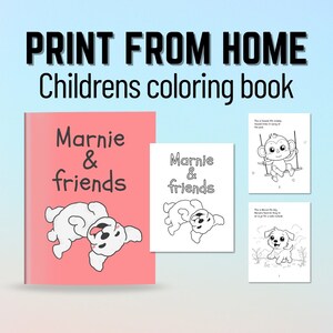 Children&#39;s Coloring Book | Coloring Page Book For Kids Toddlers Preschool Kindergarten Homeschool (Printable, PDF Download, Print from Home)