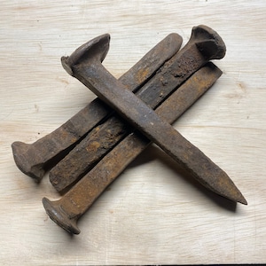 Antique railroad spike