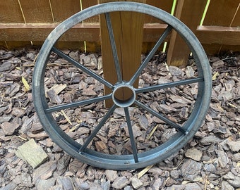 21” metal wagon wheels