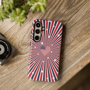 Patriotic  4th of July, Memorial Day, Independence Day Tough Phone Case for Samsung