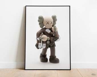 Kaws Art Hypebeast Poster Print, Fine Art Print, Kaws Poster, Hypebeast Decor, Hypebeast Wall Decor, Wall Art, Wall Hangings