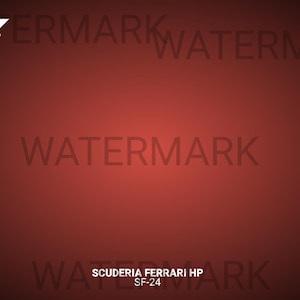 Official Colours Scuderia Ferrari HP F1 SF-24 - Technic Lego Collaboration compatible - Ferrari Red (Horizontal Display)