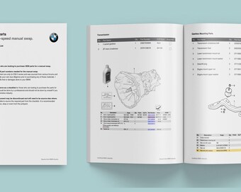 Lista de verificación de piezas del motor OEM BMW E36 de 5 velocidades