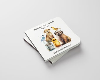 EBOOK Las aventuras del alfabeto: Descubriendo de la A a la Z con divertidas pinturas de acuarela