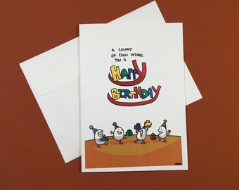 A Colony of Eggs Wishes you a Birthday Card