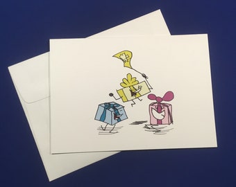 Laughing Boxes Celebration Card