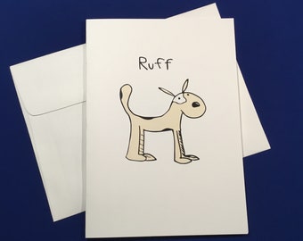 Ruff Greeting Card