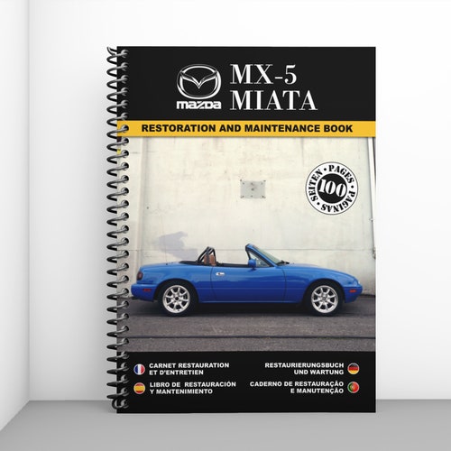 Notebook MAZDA MX5 MIATA Restauración y Mantenimiento Gratis - Etsy miata restoration Notebook MAZDA MX5 MIATA Restauración y Mantenimiento Gratis - Etsy