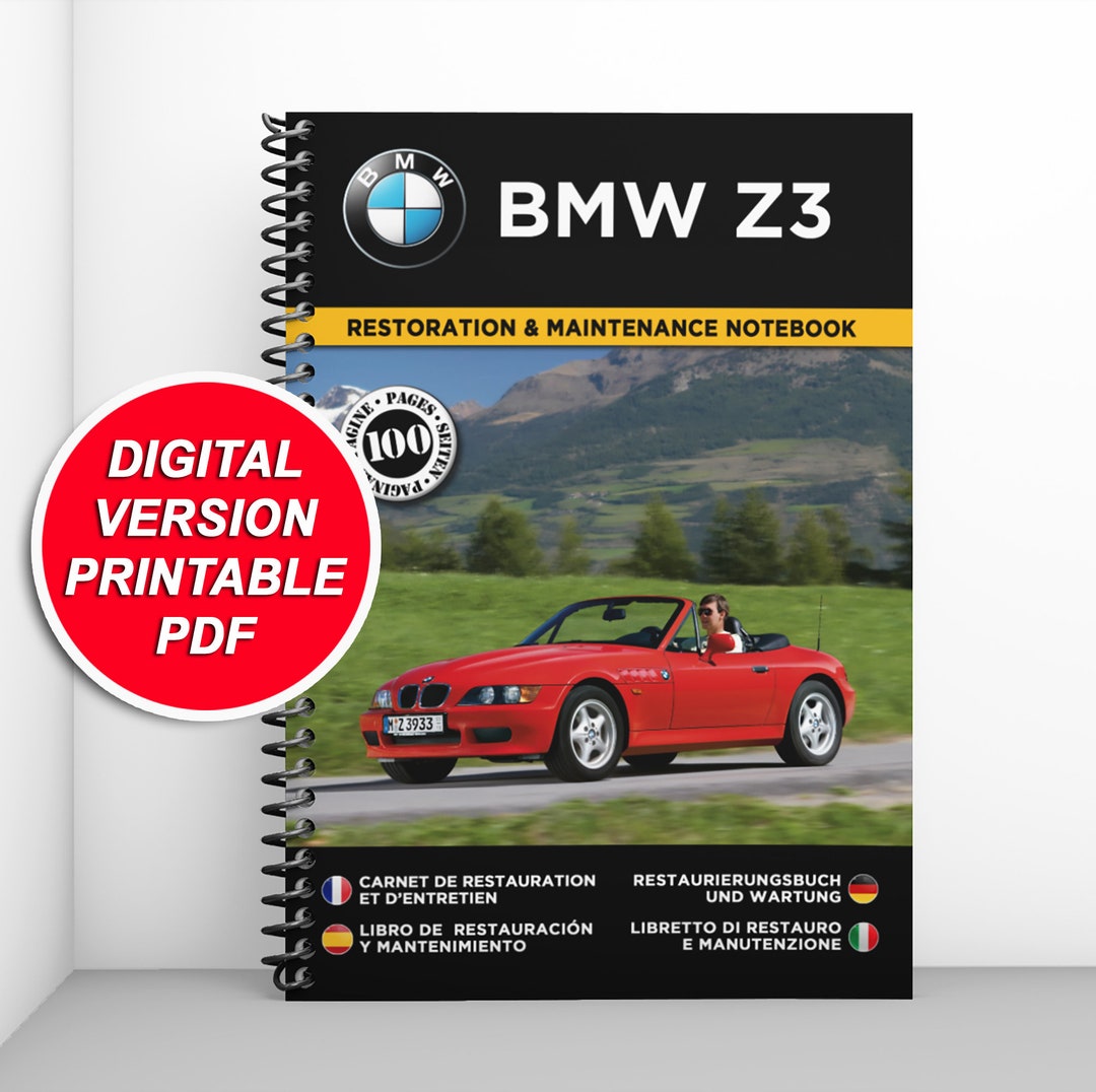 BMW Z3 Restoration and Maintenance Booklet Etsy