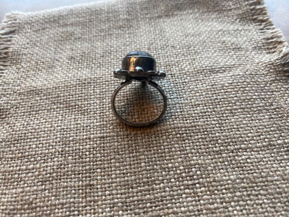 Fossil Agate Statement Ring: Artisan Boho Design - image 8