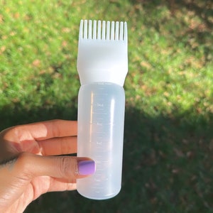 Hair Oil Comb Applicator | Scalp Oiling | Portable Oil Application For Hair | Hands Free Scalp Oiler I Root Comb