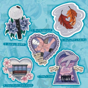 KPop Various Vinyl Stickers