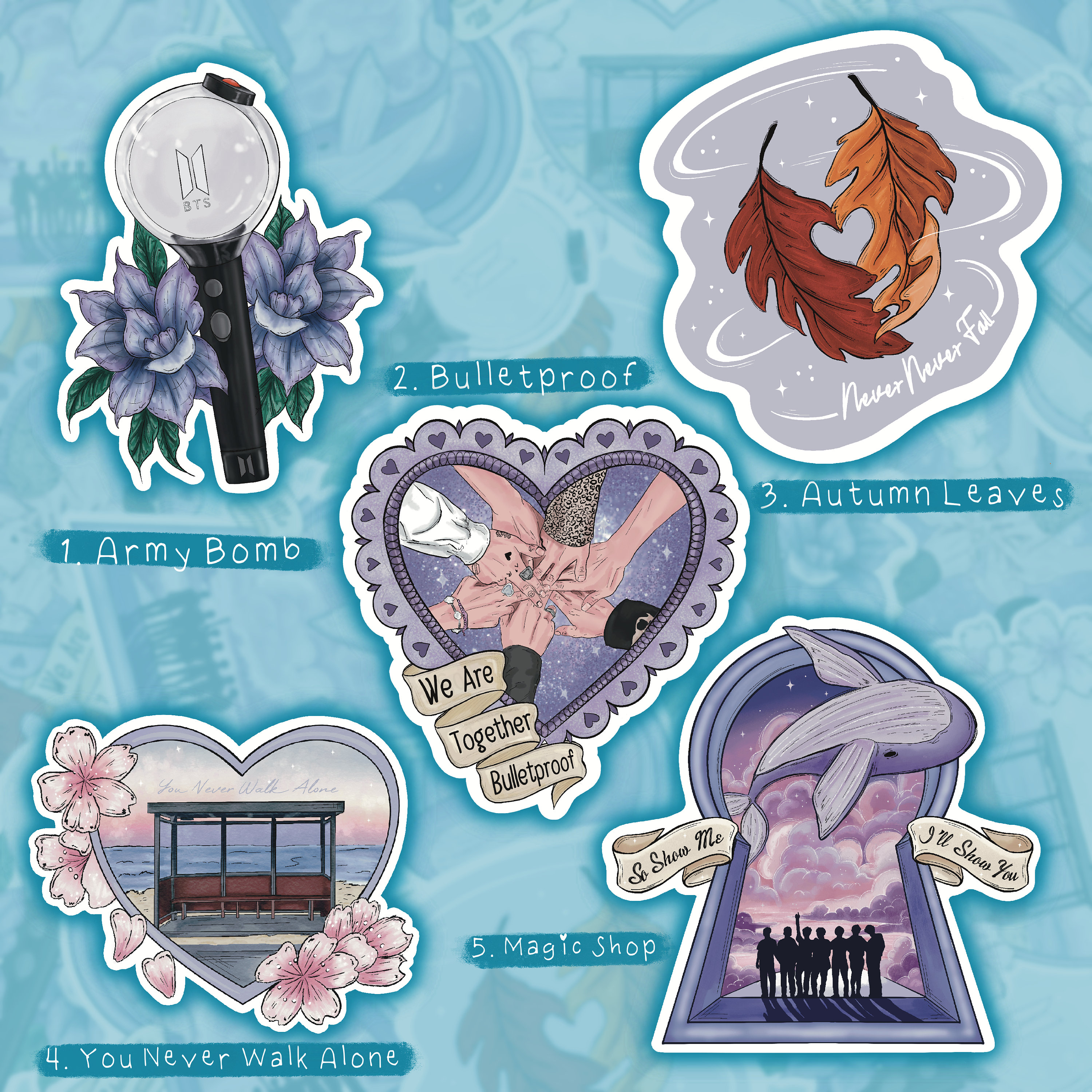 Bts Spring Day Sticker - Etsy