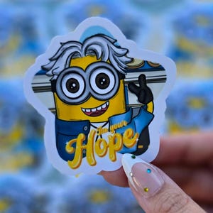 Eu sou sua esperança, adesivo de vinil do Hobi Yellow Guy