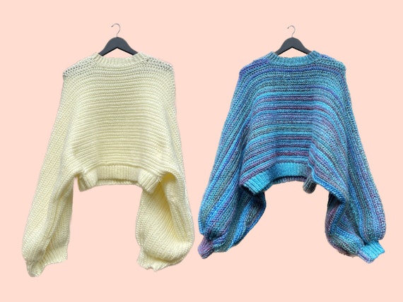THE BATWING | made to measure crochet pattern batwing sleeves for beginners and intermediates, inclusive plus size crochet aran chunky yarn