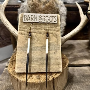 Porcupine Quill Earrings, Gift For Her, Handmade