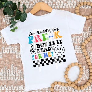 I&#39;m ready for School But is it Ready for Me Bundle Svg,Retro Back to School,Back to School,Pre-K Svg,Pre-K Shirt,Checkered Png