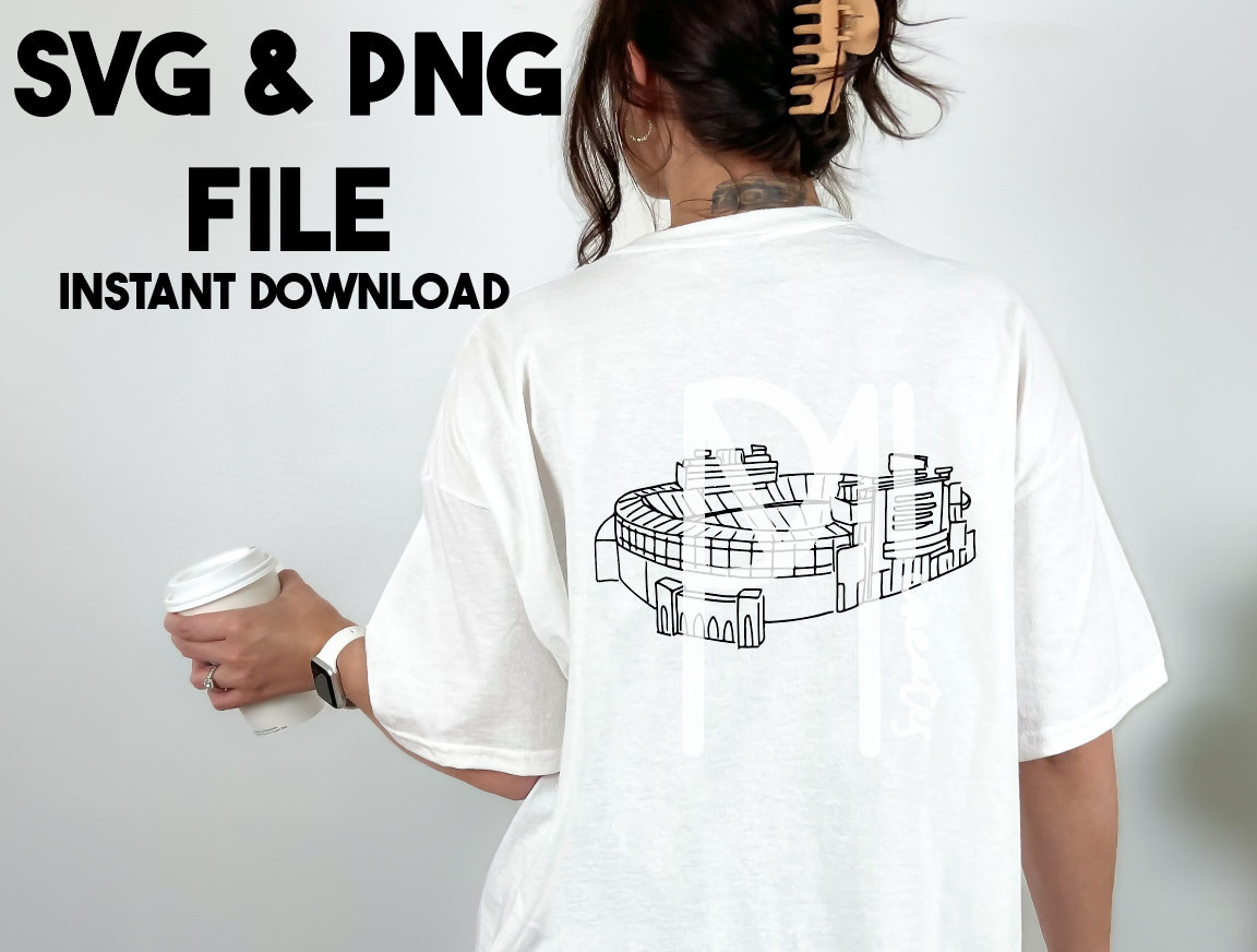 Neyland Stadium Outline, Neyland Stadium Svg, Neyland Stadium Png, Vols ...