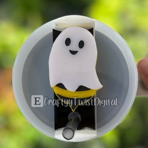 File laser Boo Bee Tumbler Topper, topper H2.0, piatto tumbler, tag Halloween SVG, 30 once e 40 once.