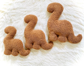 Handmade Brontosaurus Dinosaur Pillow Decor|Dinosaur Nugget Plush|Dino Decor|Dinosaur Throw Pillow|Dino Decor|Dino Pillow|Dino Nugget Pillow