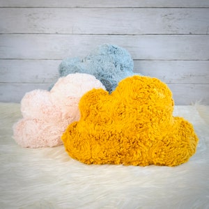 Cloud Pillow, Faux Fur Cloud Pillow, Cloud shape, Cloud Decor, Girls decor, Baby Pillow, Nordic Decor, Nursery pillow, Fur Pillow