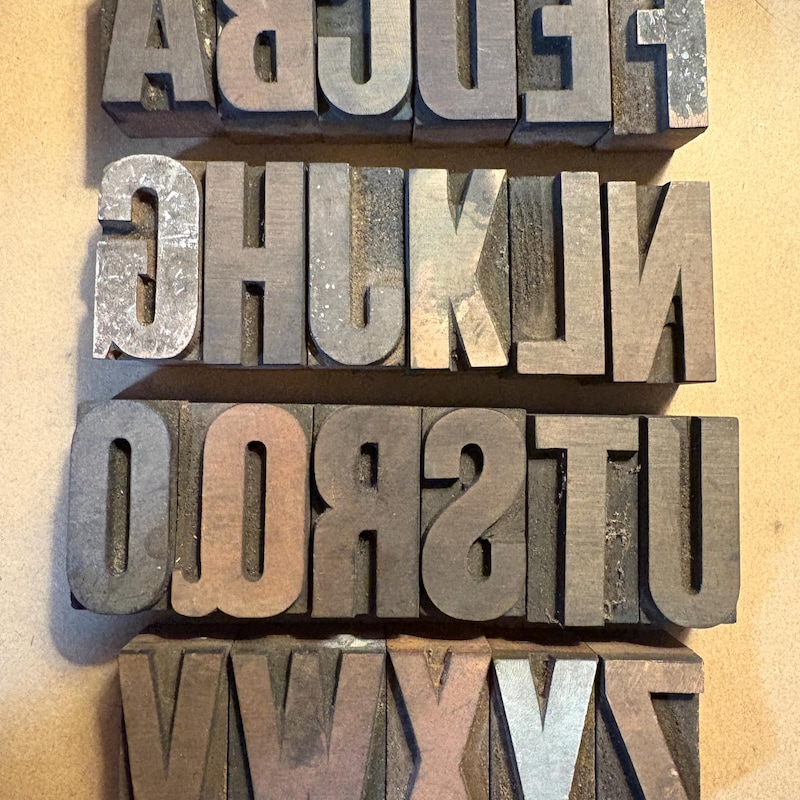 Printing Letters Blocks - Etsy