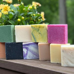 Handmade Goat Milk Soap Bars – Cold Process, Natural & Moisturizing – Multiple Scents from Our Ohio Dairy Farm ©