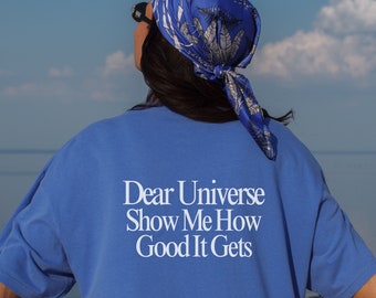 Trendy Manifestation Words On Back Shirt Positive Affirmation Shirt Motivational Tshirt Witchy Gift For Teen Inspirational Gift For Friend