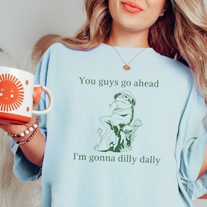 Frog Shirt Frog Tshirt Meme Shirt Funny Cottagecore Frog Frog Lover Gift Funny Tshirt Designs Cottagecore Clothes Sarcastic Shirt