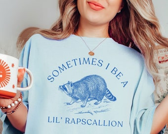 Raccoon Shirt Ironic Shirt Trash Panda Meme Shirt Gen Z Raccoon Lover Cute Raccoon Sarcastic Shirt Funny Raccoon Shirt Pop Culture Gifts