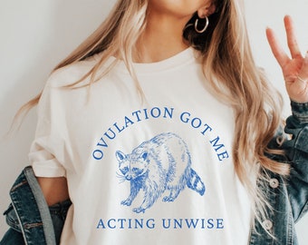 Funny Raccoon Shirt Ironic Shirt Trash Panda Meme Shirt Gen Z Raccoon Lover Cute Raccoon Sarcastic Shirt Raccoon Tshirt Pop Culture Gifts