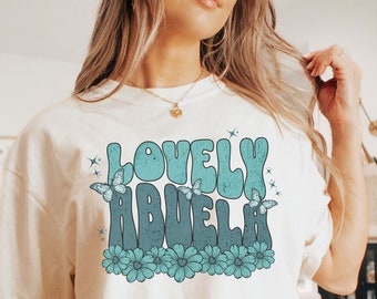 Customizable Abuela Shirt Mother’s Day Gift For New Grandma Grandmother Shirt Pregnancy Announcement Grandma Shirt Promoted To Grandma