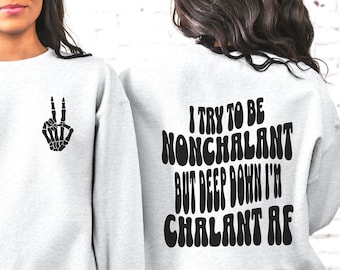 Anxiety Sweatshirt Mental Health Sweatshirt Anxiety Gifts Funny Anxiety Sweatshirt Skeleton Hands Sweatshirt Funny Mental Health Gift
