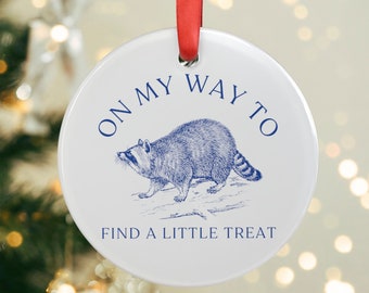 Raccoon Ornament Raccoon Gifts Raccoon Meme Trash Panda Cute Raccoon Funny Ornament Woodland Ornament Raccoon Lover Acrylic Ornament