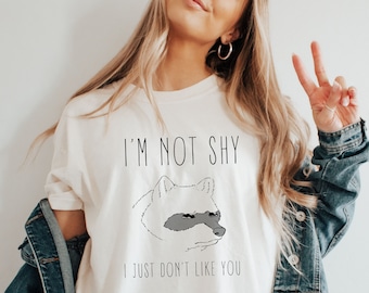 Raccoon Shirt  Ironic Shirt Raccoon Gifts Cute Raccoon Trash Panda Raccoon Meme Raccoon Tshirt Meme Shirt Meme Shirt Funny Sarcastic Shirt