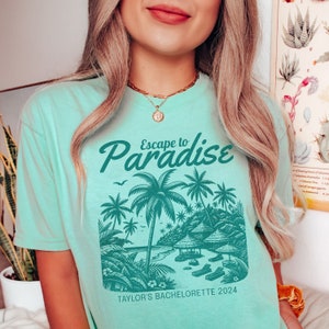 Custom Tropical Bachelorette Shirts Hawaii Bachelorette Shirts Bachelorette Proposal Beach Bachelorette Party Island Bachelorette Beach Bach