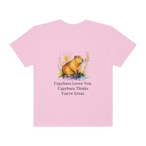 Capybara Shirt Capybara Gift Capybara Shirts Capybara Tshirt Women Capybara Gifts Cute Capybara Print Capybara Lover Comfort Colors Shirt image 6