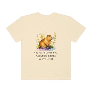 Capybara Shirt Capybara Gift Capybara Shirts Capybara Tshirt Women Capybara Gifts Cute Capybara Print Capybara Lover Comfort Colors Shirt image 7