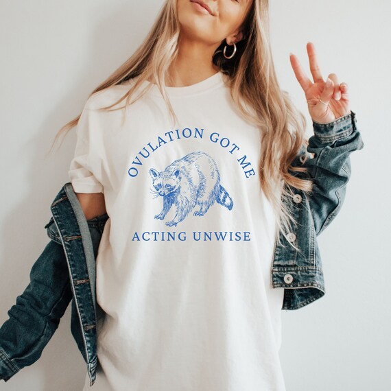Funny Raccoon Shirt Ironic Shirt Trash Panda Meme Shirt Gen Z Raccoon Lover Cute Raccoon Sarcastic Shirt Raccoon Tshirt Pop Culture Gifts
