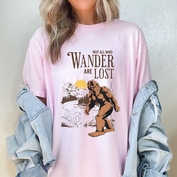 Granola Girl Aesthetic Bigfoot Shirt Granola Girl Granola Girl Clothing Bigfoot Gifts Outdoorsy Gifts Granola Girl Gift Hiking Clothes
