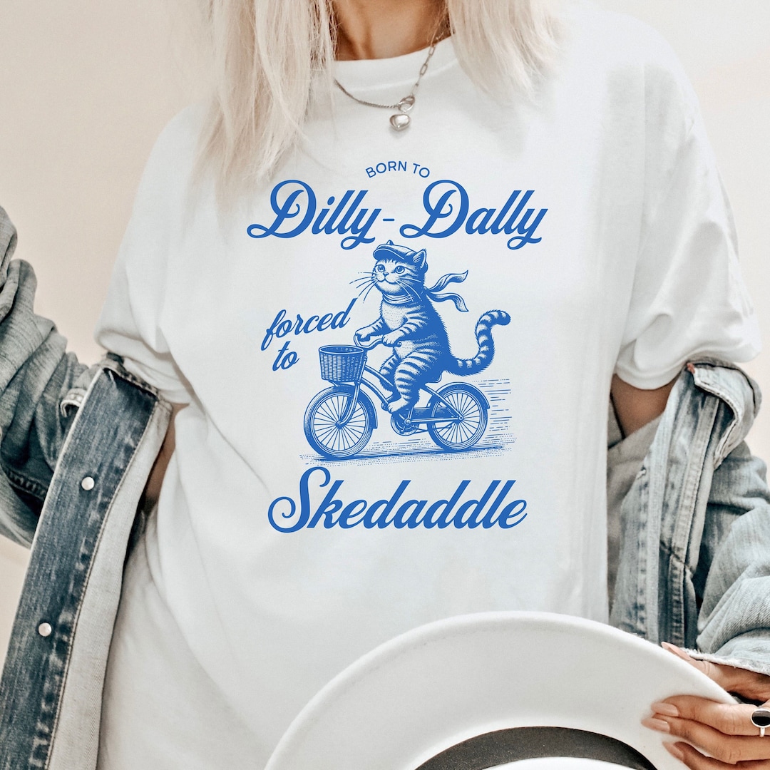 Funny Cat Meme Shirt for Gen Z Ironic Shirt Sarcastic Shirt Funny Cat