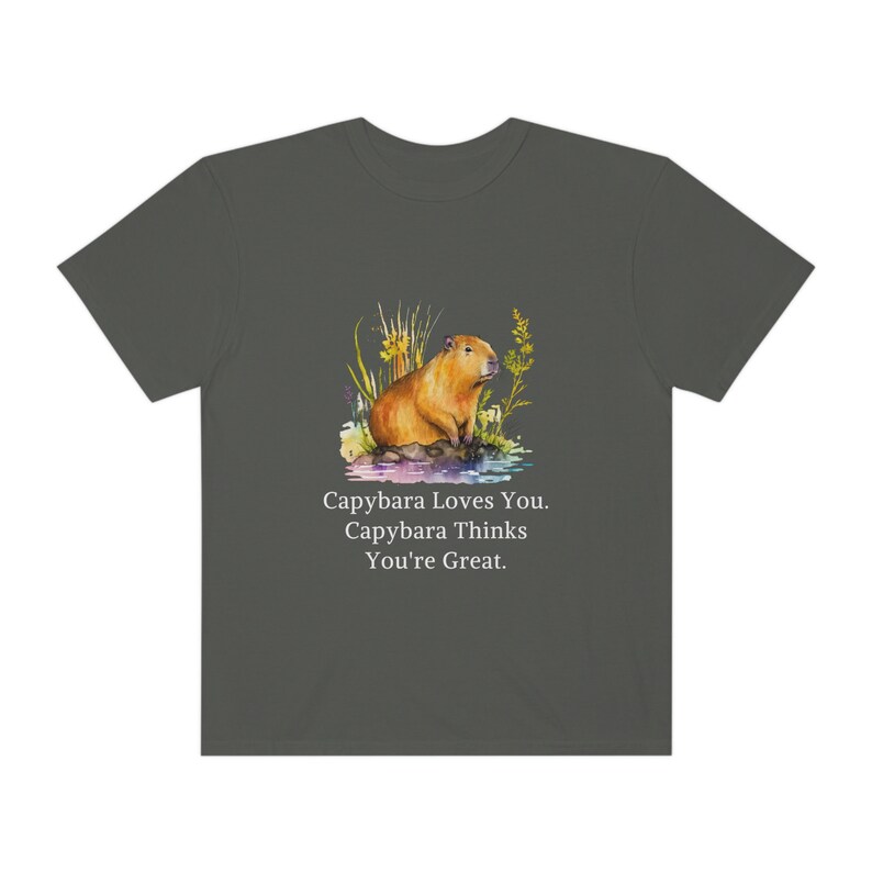Capybara Shirt Capybara Gift Capybara Shirts Capybara Tshirt Women Capybara Gifts Cute Capybara Print Capybara Lover Comfort Colors Shirt image 8