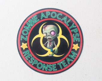 Zombie Apocalypse Response Team - Vinyl Laminated Waterproof Sticker