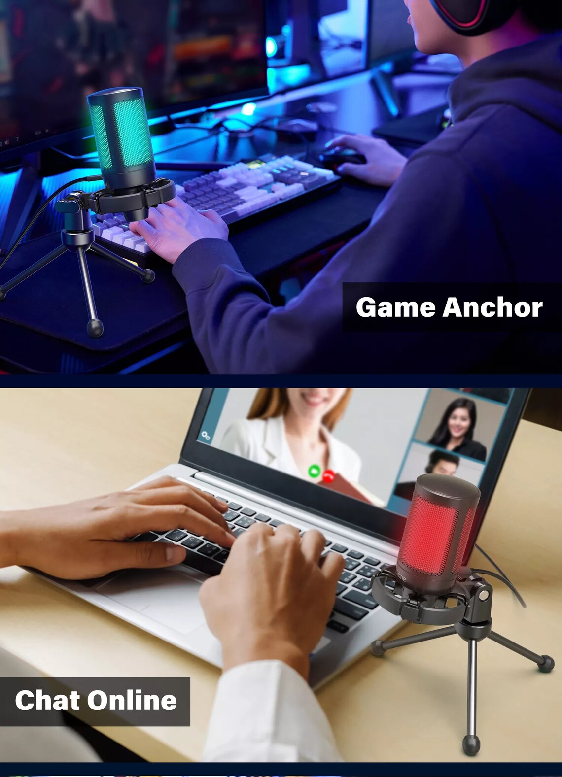 Fifine A6V RGB Gaming Microphone - Etsy Australia