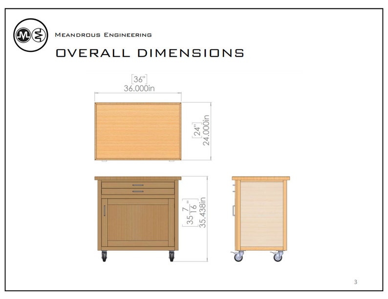 DIY Mobile Tool Cart Build Plans Etsy