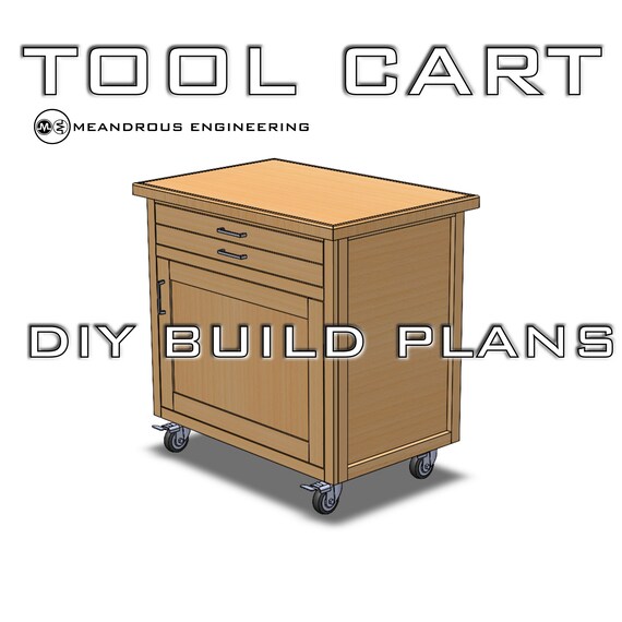 DIY Tool Cart Build Plans Etsy