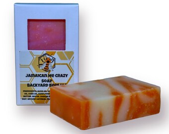 Jamaican Me Crazy - High Quality Cold Process Soap Bars, All Natural Soap, Homemade Soap, Handmade Soap, Bar Soap
