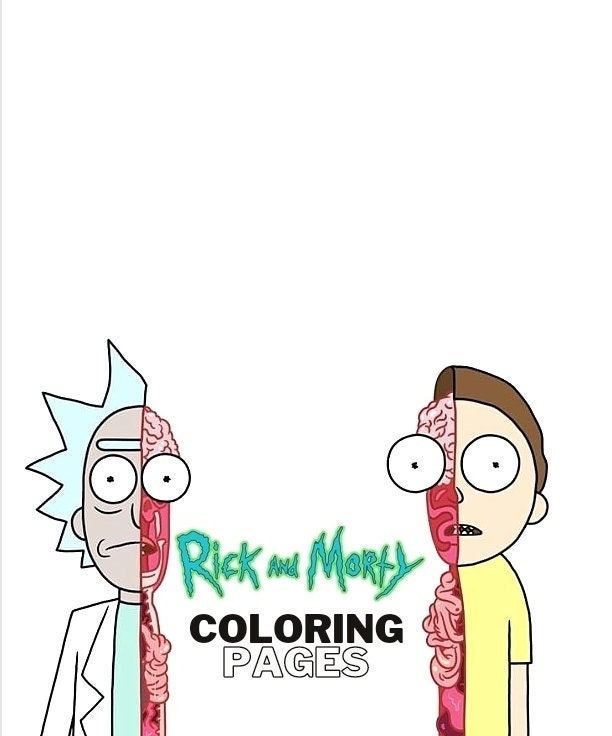 Rick and Morty Stoner Coloring Book: A Cool Trippy Psychedelic Coloring Book  for Adults to Relieve Stress with Beautiful Rick and Morty Stoner Images  (Paperback)