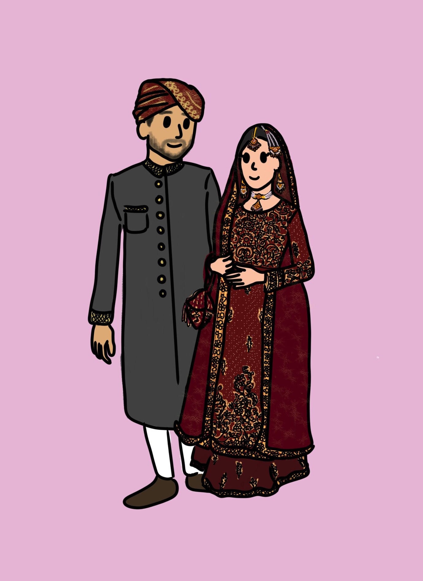 Mehndi Cartoon - Etsy Mehndi Cartoon - Etsy