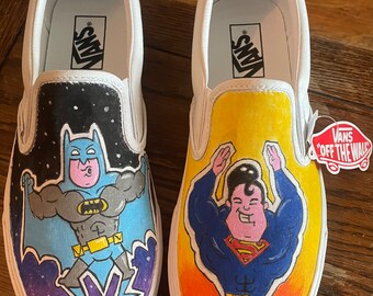 Custom comic vans Etsy